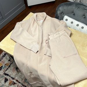 Fleece jogging pants set